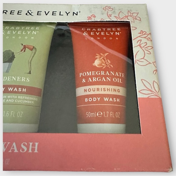 Crabtree & Evelyn NIB 3 x 50ml Body Wash Set - Picture 3 of 6